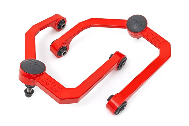 83401ARED Red Forged Upper Control Arms, 2-3 in. Lift, Nissan Titan 2WD/4WD