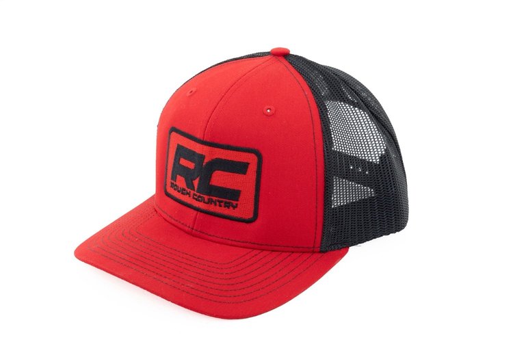 84127 Hat, Black Mesh, Patch, Black/Red - Richardson 112
