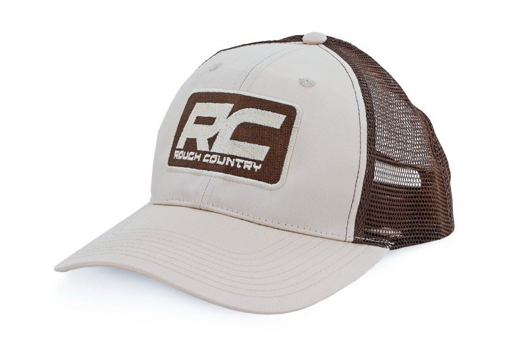 84129 Hat, Brown Mesh, Patch, Khaki -MC6901