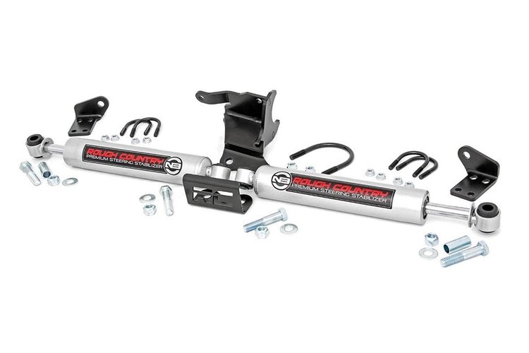 87304 N3 Dual Steering Stabilizer; Steering Damper Kit;