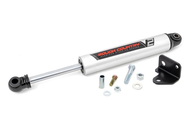 8730670 V2 Steering Stabilizer, Relocation Bracket, Jeep Wrangler JK (07-18)