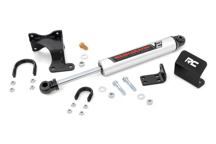 8731970 V2 Steering Stabilizer, Axle Bracket, 2-8 in. Lift, Jeep Wrangler JK (07-18)