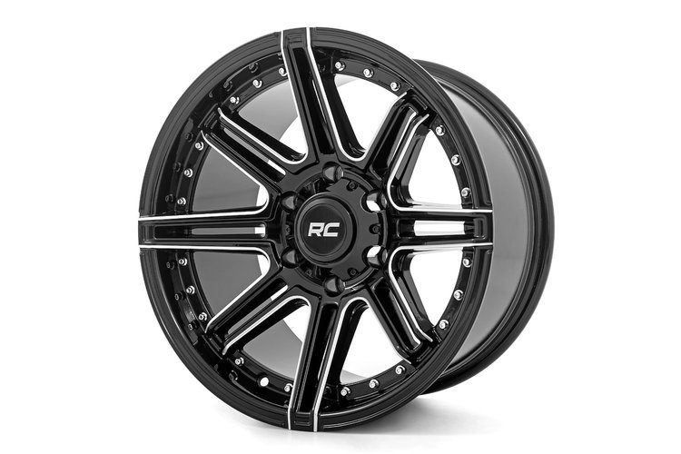 88201011 88-Series Wheel, One-Piece, Size: 20" x 10", Bolt Pattern: 8 x 170 mm [Gloss Black]