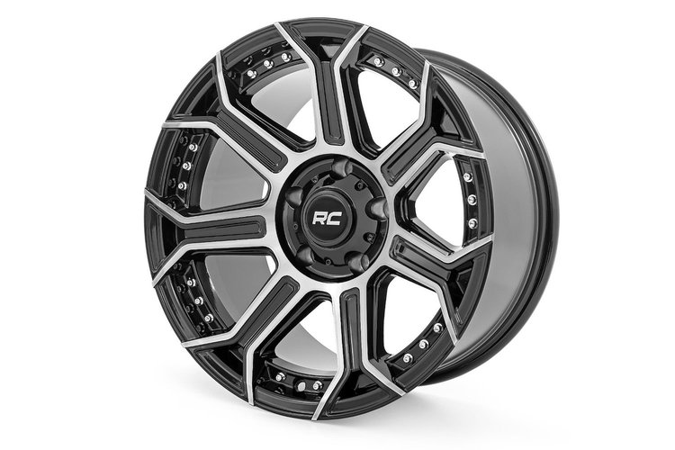 89170917 One-Piece 89-Series Wheel [Size: 17" x 9”] Black Machined Gun Metal