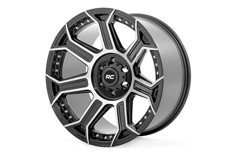 89201012 One-Piece 89-Series Wheel [Size: 20" x 10”] Black Machined Gun Metal