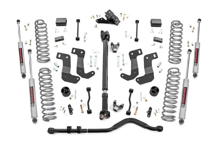 90530 3.5in Jeep Susp Lft Kt, Stg 2 Coils&Cntrl Arm Drp (18-20 Wrnglr JL Rubicon-2Dr)