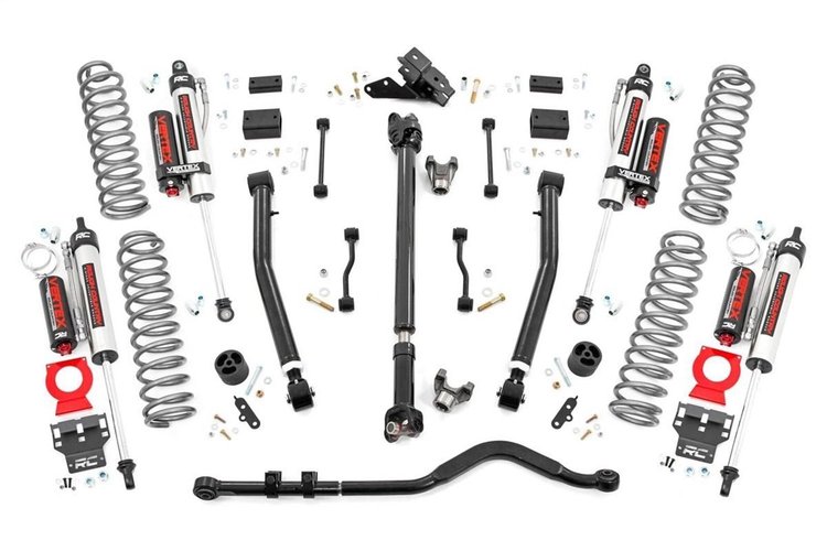 90950 3.5in Jeep Susp Lft Kt, Stg 2 Coil&Adj Cntrl Arms (18-20 Wrnglr JL Rubicon-2Dr)