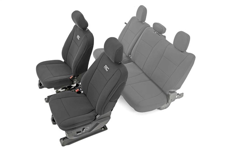 91016 Ford Neoprene Front Seat Cover, Black (15-20 F-150 XL, XLT)