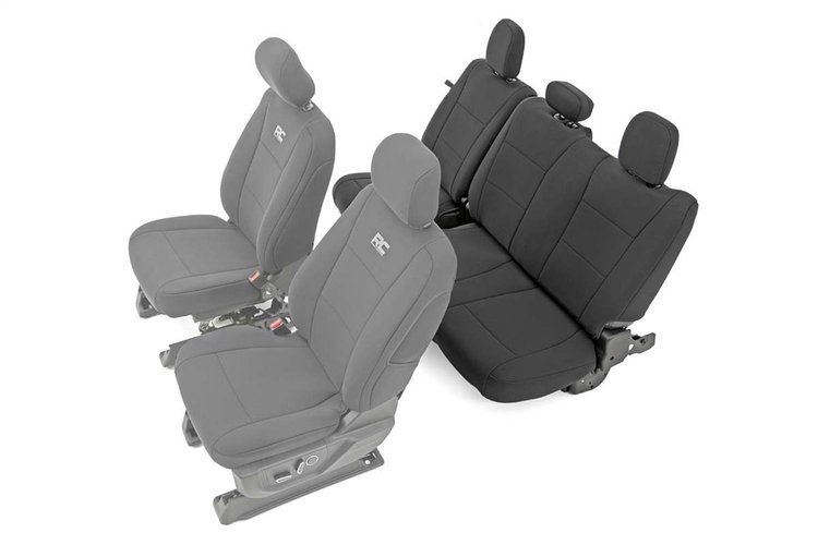 91017 Seat Covers, Rear Bench Seat, Fits Select Ford F150 /F150 Lightning (2022)/Super Duty (17-22)