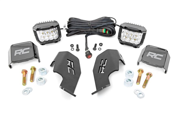 92035 Honda Dual LED Cube Kit (19-20 Talon; 3andquot; Wide Angle)