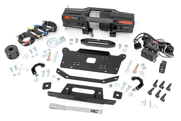 92062 Winch Mounting Plate; w/RS6500S Winch;