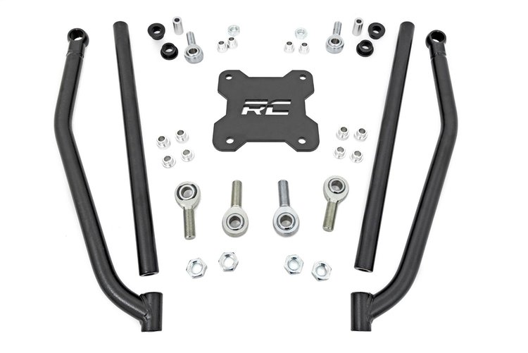 93102 Radius Arm Kit; 10 MM; 2 Upper/Lower Trailing Arms; Trailing Arm Plate; Incl. Hardware;