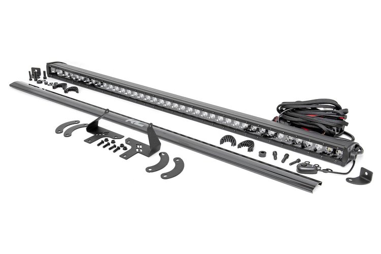93180 Front Mount LED Light Kit Fits Select Polaris RZR XP 4 1000, 40 in. Black-Series Single Row