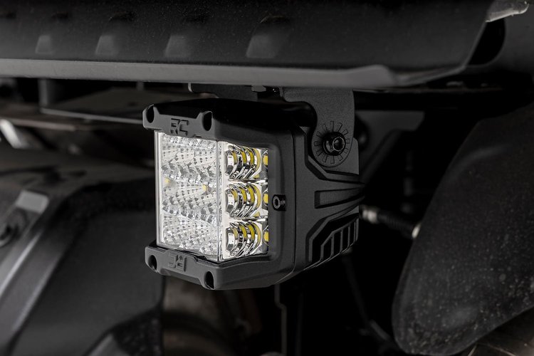 93190 LED Light, Under Bed Mount, 2" Chrome Pair, Wide Angle, Polaris Xpedition ADV-5