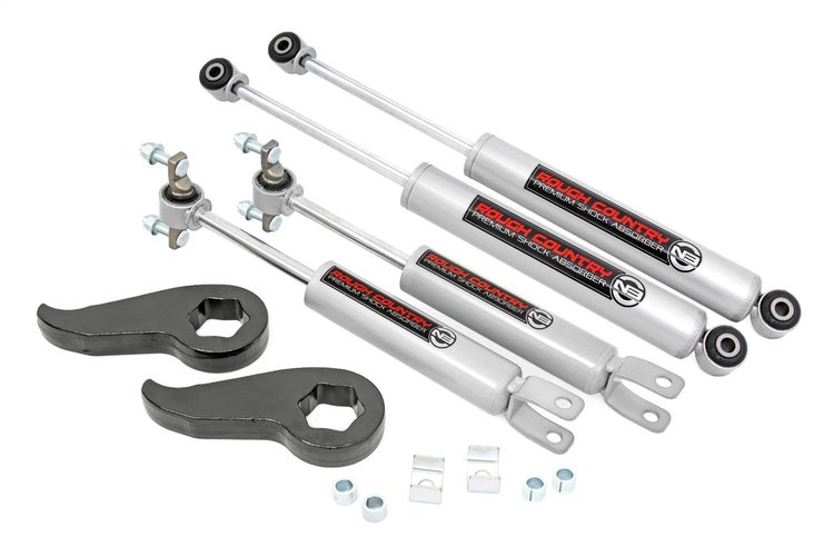 959331 1.5 - 2in GM Leveling Torsion Bar Keys w/ Front N3 Shocks (11-19 2500HD/3500HD)