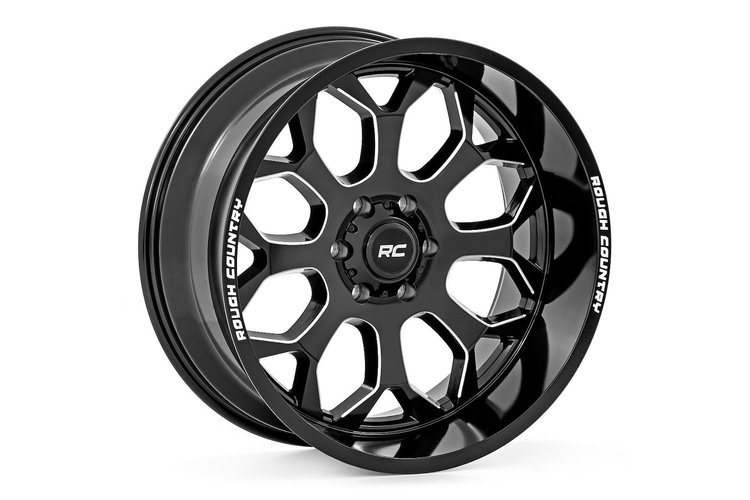 96201018 96-Series Wheel, One-Piece, Size: 20" x 10", Bolt Pattern: 5 x 5" [Gloss Black]