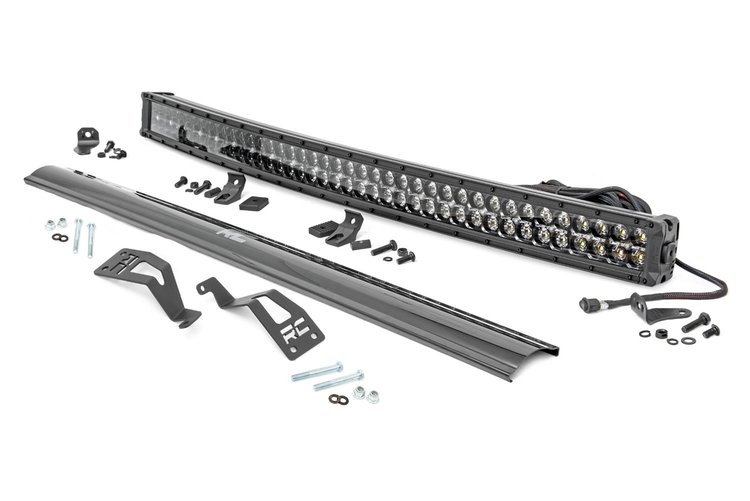 97037 LED Light, Front Mount, 40" Black Dual Row, White DRL, Can-Am Commander/Maverick (2014-2020)
