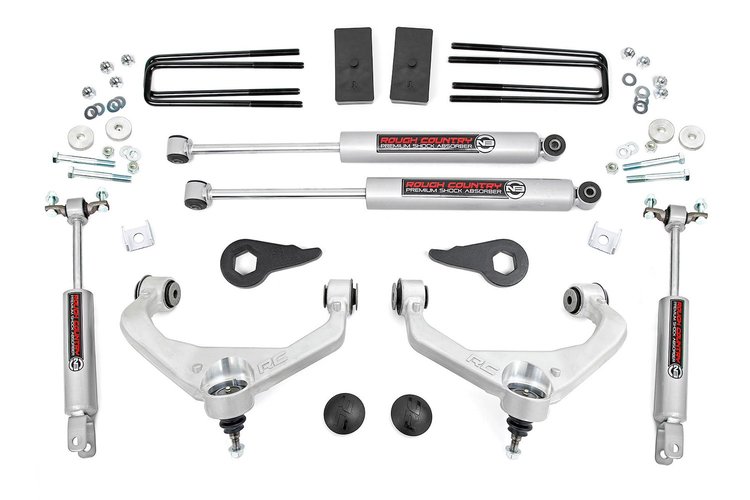 97530 3.5 in. Lift Kit, w/ Overloads, Chevy/GMC 2500HD/3500HD 2WD/4WD (11-19)