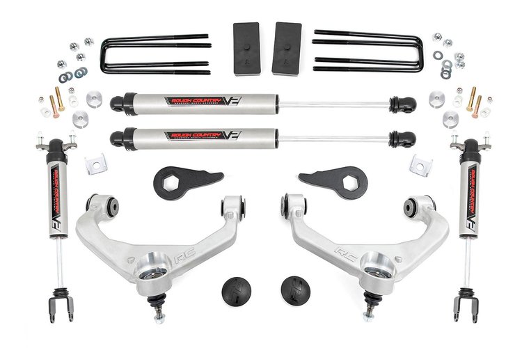 97570 3.5 in. Lift Kit, V2, w/ Overloads, Chevy/GMC 2500HD/3500HD (11-19)