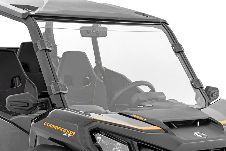 98102230 Full Windshield, Scratch Resistant, Can-Am Commander XT (2021-2022)