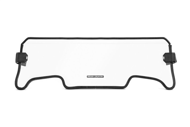 98112111A Half Windshield, Scratch Resistant, Polaris RZR Turbo S (18-21)/RZR Turbo S 4 (19-21)