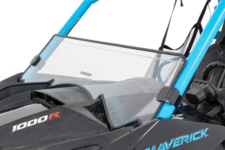 98131831A Half Windshield, Scratch Resistant, Can-Am Maverick Turbo/Maverick Turbo Max (15-17)