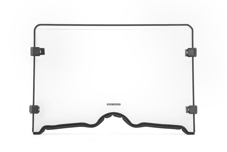 98141240 Full Windshield, Scratch Resistant, Yamaha Rhino 450 (06-08)/Rhino 660 (04-07)