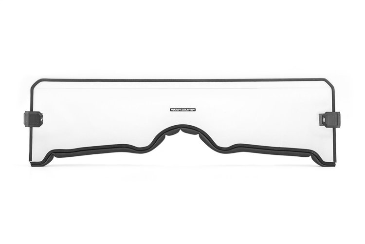 98141241A Half Windshield, Scratch Resistant, Yamaha Rhino 450 (06-08)/Rhino 660 (04-07)