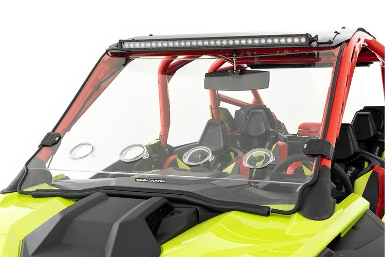 98202210 Vented Full Windshield, Scratch Resistant, Polaris RZR Pro R (2022)