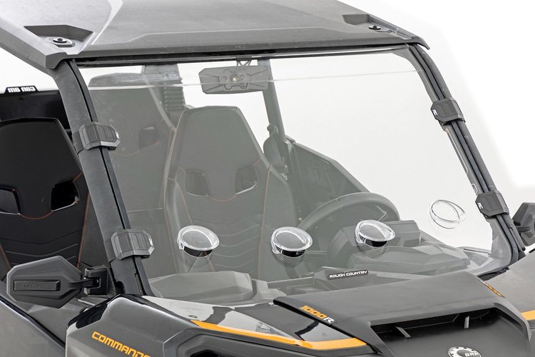 98202230 Vented Full Windshield, Scratch Resistant, Can-Am Commander XT (2021-2022)
