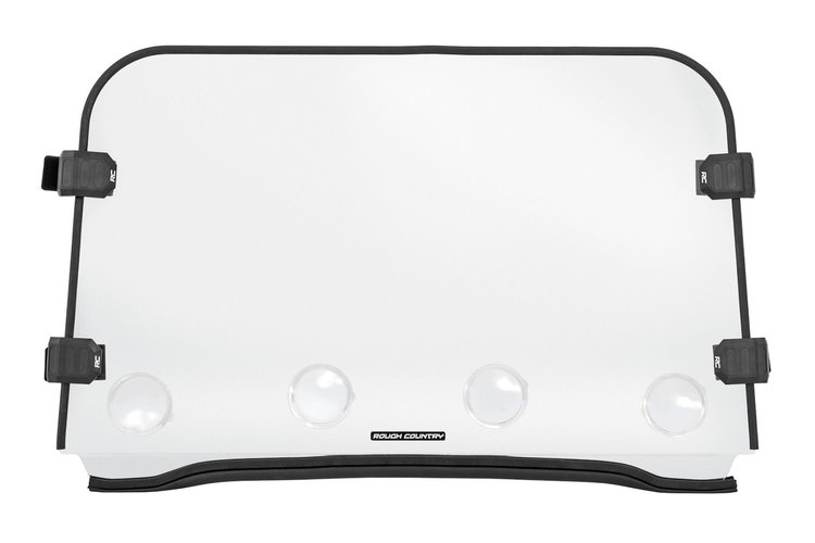 98211410 Windshield; Vented; Scratch Resistant;