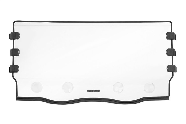 98242040 Yamaha Scratch Resistant Vented Full Windshield (14-21 Viking)