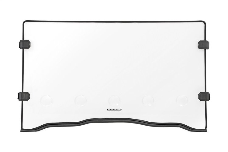98262020 Windshield; Scratch Resistant; Vented Full;