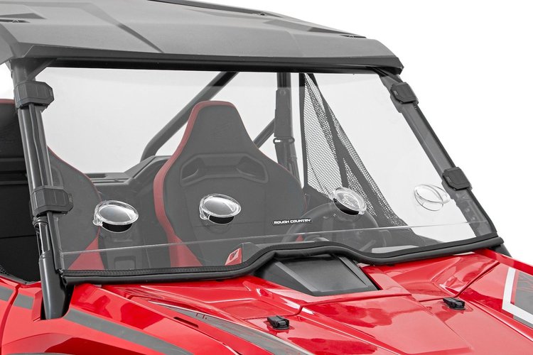 98282020 Windshield; Scratch Resistant; Vented Full;