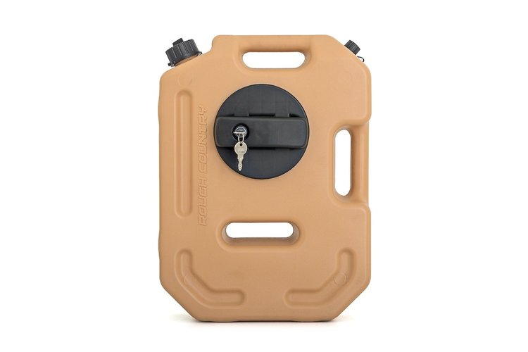 99061A 10L Fluid Container w/ Locker - Tan