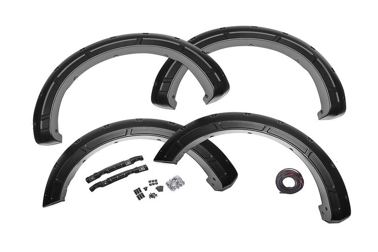 A-F11811-JS Fender Flares, Defender, JS Iconic Silver, Ford F-150 2WD/4WD (2015-2020)