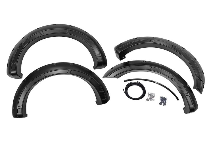 A-F20911A-M7 Fender Flares, Defender, M7 Carbonized Gray, Ford F-150 2WD/4WD