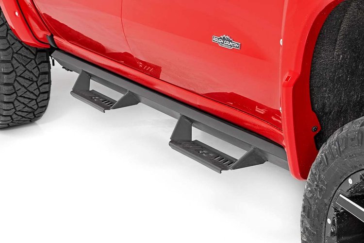 AL315204A Ford Cab-Length AL2 Drop Steps (15-21 F-150 / 17-21 Super Duty Crew Cab)