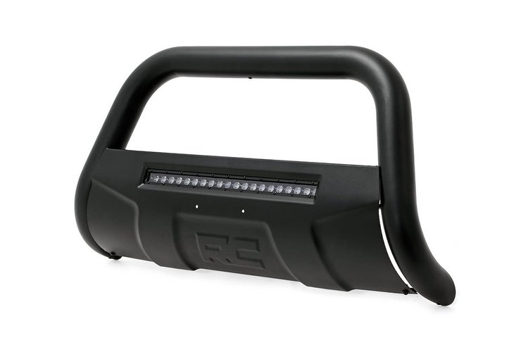 B-D4091 Black Bull Bar w/ Integrated Black Series 20-inch LED Light Bar