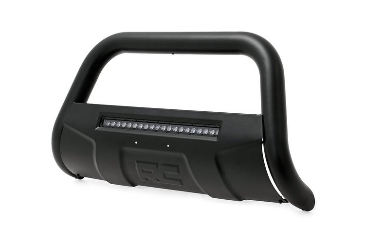 B-D4092 Ram 19-20 1500 Bull Bar w/LED Light Bar (Black)