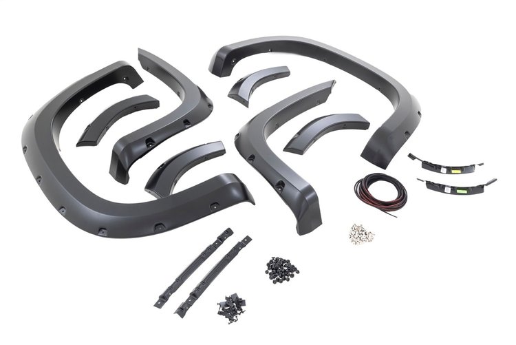 F-C11911A Traditional Pocket Fender Flares, Chevy Silverado 1500 (19-21)