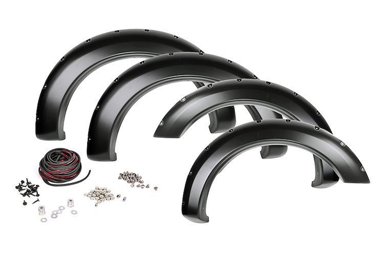 F-D10211 Pocket Fender Flares w/ Rivets (6-foot Bed Models)