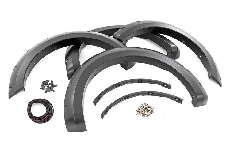 F-F20911A-JS Fender Flares; Traditional; Iconic Silver;