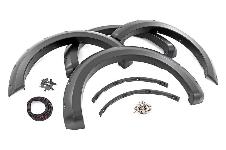 F-F20911B-A3 Pocket Fender Flares, A3 Space White, Ford F-150 2WD/4WD
