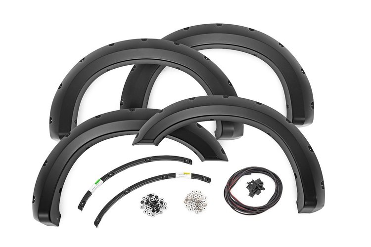 F-F21111A-N1 Pocket Fender Flares, N1 Blue Jeans, Ford F-250/F-350 Super Duty (11-16)