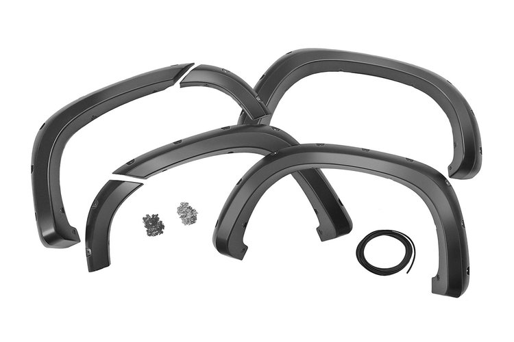 F-C11911A-GHR Pocket Fender Flares, GHR Forest, Chevy Silverado 1500 (19-21)