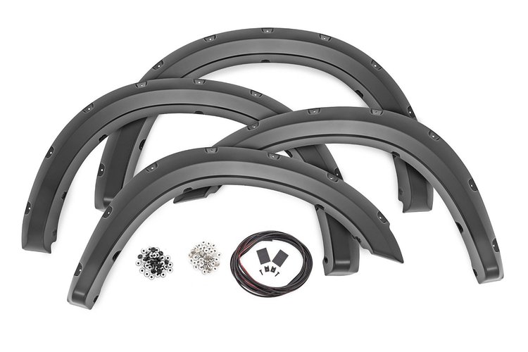 F-D21011A-PS2 Pocket Fender Flares, PS2 Bright Silver Metallic, Ram 2500/3500 (10-18)
