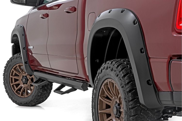 F-D319205-RCGB Pocket Fender Flares, Gloss Black, Ram 1500 2WD/4WD