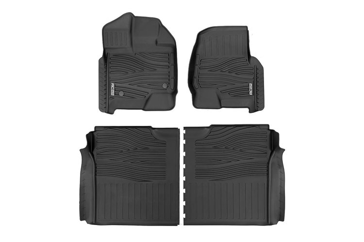 FF-51512 Flex-Fit Floor Mats, FR & RR, Ford F-150 (15-24)/F-150 Lightning (22-24)/Raptor