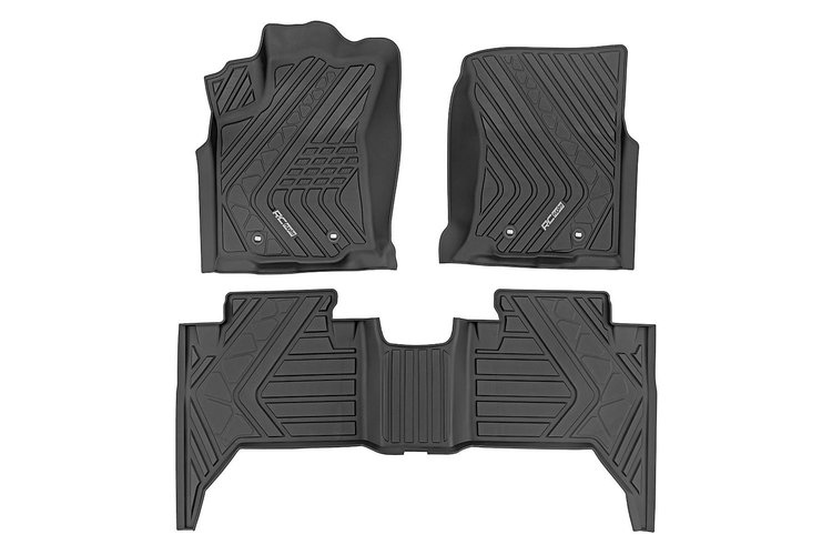 FF-71216 Flex-Fit Floor Mats, Front and Rear, Toyota Tacoma 2WD/4WD (2016-2023)